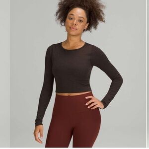 Lululemon ebb to street long sleeve 10
